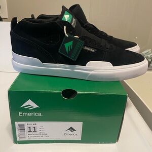 Emerica Black and White Skate Sneakers